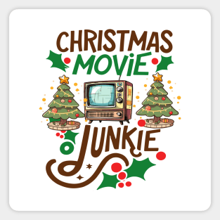 Christmas Movie Junkie Magnet